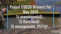 Apex Legends - USD20 Paypal Winners For May 2019