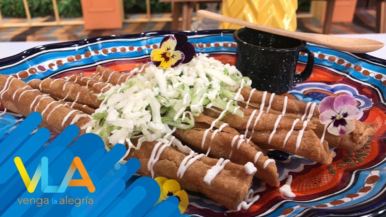 ¡Crujientes tacos dorados y borrachos de barbacoa! | Venga La Alegría