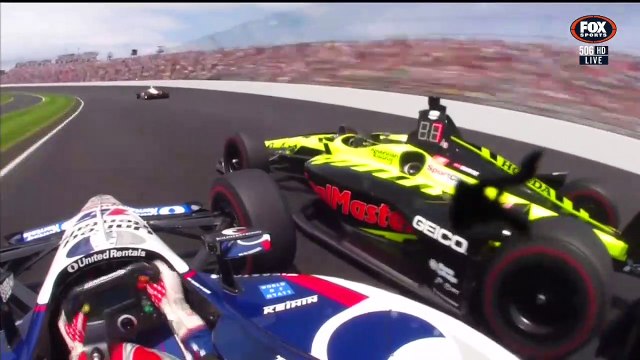 Indycar Indianapolis 2019 Indy 500 Bourdais Rahal Big One