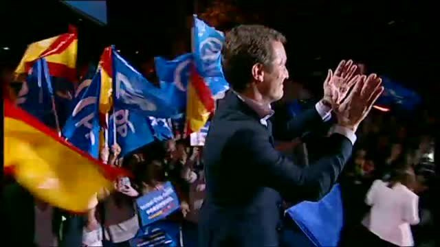 El PP celebra con sus peores resultados que ha salvado los muebles con Madrid y que ha evitado el temido 'sorpasso'