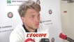 Müller «Mon parcours me donne confiance» - Tennis - Roland-Garros (H)