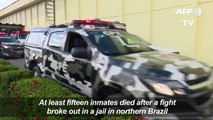 Clashes between prisoners in Brazil jail leave 15 dead