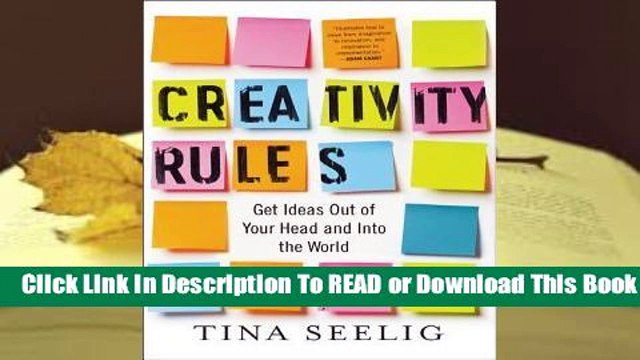 [Read] Creativity Rules: Get Ideas Out of Your Head and into the World For Free