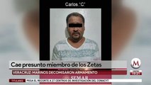 Detienen a un operador de 'Los Zetas' en Veracruz