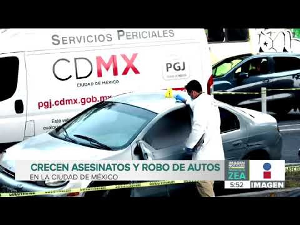 Crecen en 2019 asesinatos y robo de autos en la CDMX | Noticias con Francisco Zea