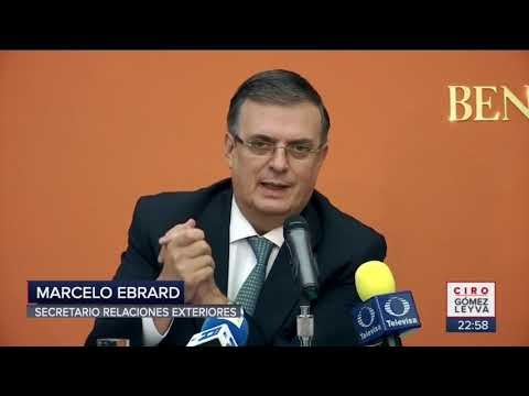 Ebrard presenta plan en EUA para frenar migración | Noticias con Ciro Gómez Leyva