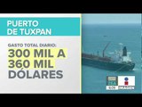 12 buques con combustible parados en Tuxpan, Veracruz | Noticias con Francisco Zea