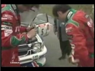 Carlos Sainz uses a Tree to stay in Rally: WRC Corsica 1998