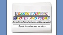 Notícias engraçadas: Depois de muitos anos parado... [Frases e Poemas]