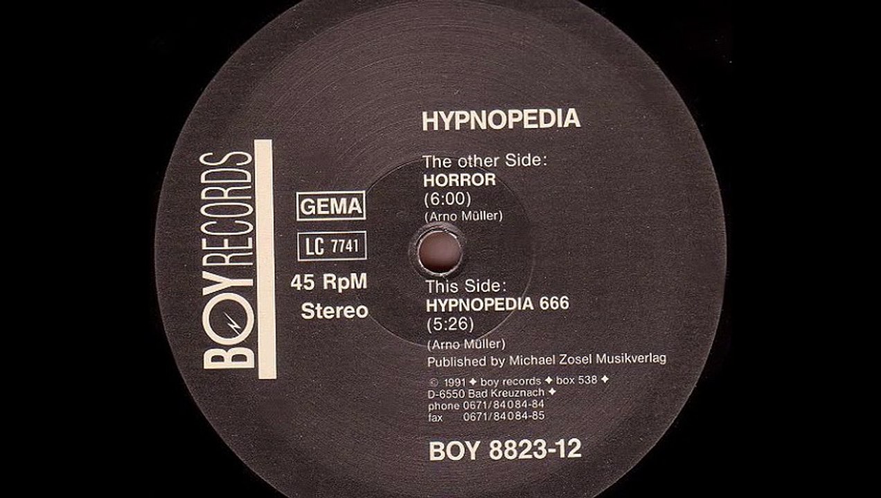 Hypnopedia ‎- Horror (A)