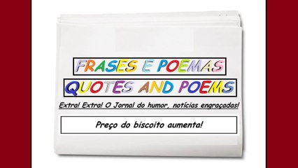 Notícias engraçadas: Preço do biscoito aumenta! [Frases e Poemas]