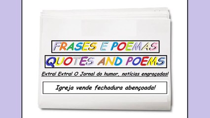 Notícias engraçadas: Igreja vende fechadura abençoada! [Frases e Poemas]