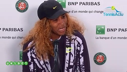 Roland-Garros 2019 - Serena Williams :  "J'étais vraiment frustrée..."