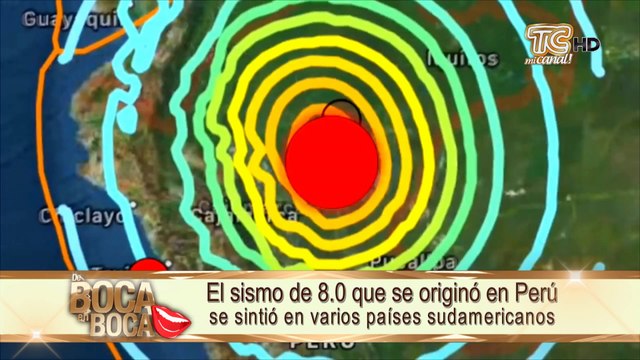 El sismo de 8.0 que se originó en Perú se sintió en varios países sudamericanos