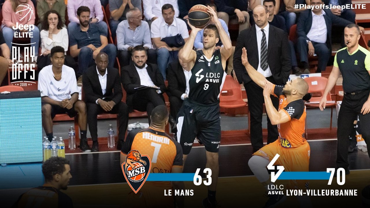Playoffs Jeep® ÉLITE - 1/4 retour : Le Mans vs Lyon-Villeurbanne