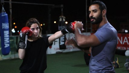 الجيم.. الحلبة العاشرة : تمارين MMA للبنات