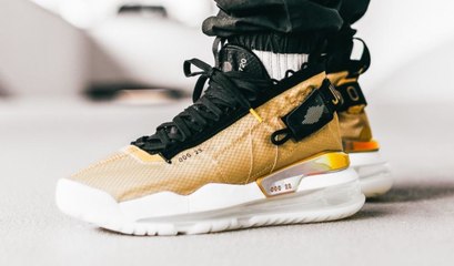 Jordan Proto Air Max 720 Club Gold  Sneaker Detailed Look Review
