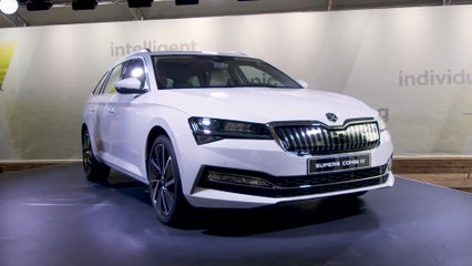 The updated ŠKODA SUPERB and SUPERB iV Trailer