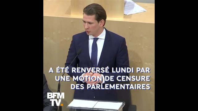Le chancelier autrichien Sebastian Kurz renversé par le Parlement