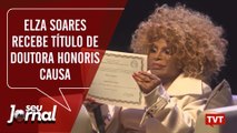 Elza Soares recebe título de Doutora Honoris Causa