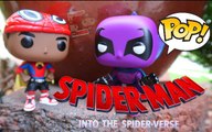 MARVEL SPIDERMAN MILES MORALES VS THE PROWLER ENTER THE SPIDERVERSE MOVIE FUNKO POP  REVIEW #SPIDERMAN FAR FROM HOME