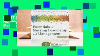 [BEST SELLING]  Essentials of Nursing Leadership & Management