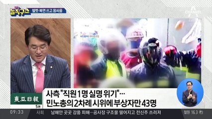 민노총 “법인 분할 저지”…현대중공업 주총장 점거