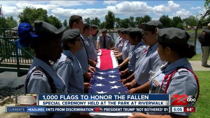 Download Video: 1000 Flags: Honoring our fallen service members