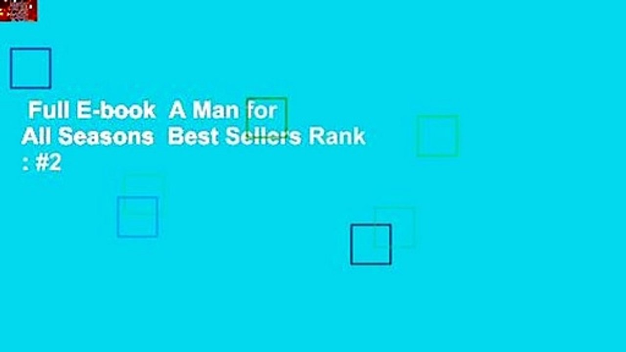 Full E-book  A Man for All Seasons  Best Sellers Rank : #2