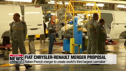 Fiat Chrysler proposes merger with Renault, creating world's #3 auto giant