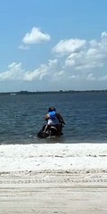 Jet Ski Crashes Before Even Taking Off