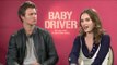 Ansel Elgort & Lily James on working with Edgar Wright in Baby Driver