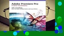 Full E-book  Adobe Premiere Pro Studio Techniques  For Kindle