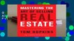 Online Mastering the Art of Selling Real Estate  For Kindle