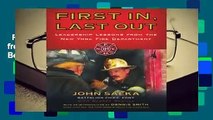 First In, Last Out: Leadership Lessons from the New York Fire Department  Best Sellers Rank : #4