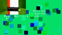 Full version  Actions: The Actors' Thesaurus  Best Sellers Rank : #5