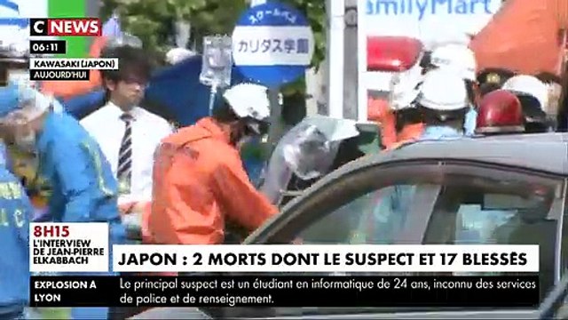 Attaque au couteau ce matin au Japon: Une petite fille et un homme tués et une quinzaine de personnes blessées