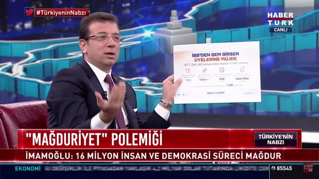 İmamoğlu: Kimin parasını kime dağıtıyorsunuz diye fırça attılar. Sonra biz yaptık dediler
