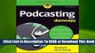 Online Podcasting for Dummies  For Trial