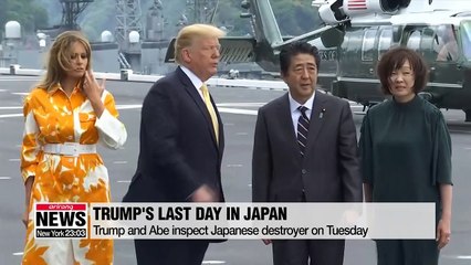 President Trump spends last day in Japan highlighting Washington-Tokyo alliance