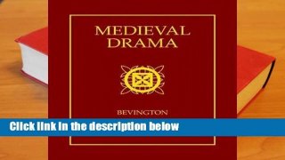 About For Books  Medieval Drama  Review