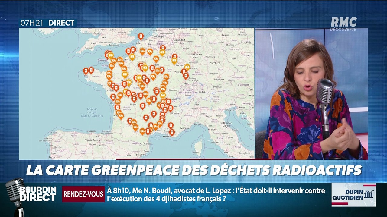 Dupin Quotidien : La carte Greenpeace des déchets radioactifs - 28/05