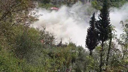 Pa koment - Shkatërrohet me eksploziv pallati 5-katësh në Poliçan - Top Channel Albania