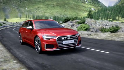 Audi S6 Avant TDI Antriebsstrang Animation