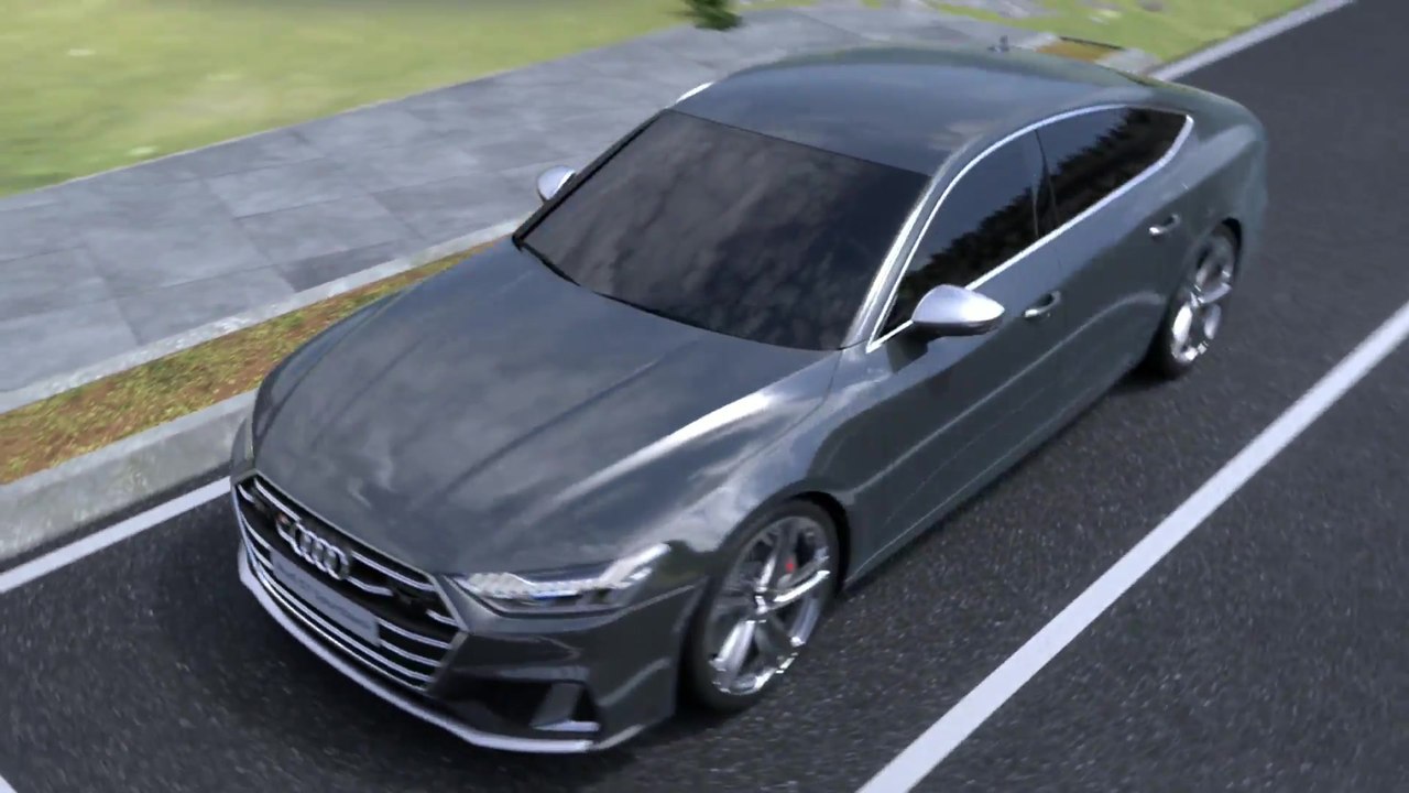 Audi S7 Sportback TDI Elektrisch angetriebener Verdichter (EAV) Animation