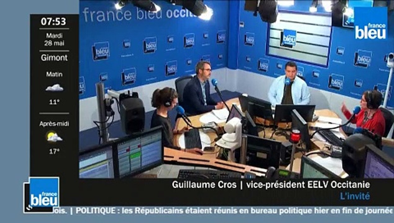 L'interview de Guillaume Cros, vice-président EELV du conseil régional d'Occitanie