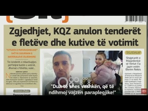 Ora juaj, Shtypi i ditës: Dua të shes veshkën që të ndihmoj vajzën paraplegjike