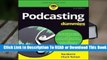 Full E-book Podcasting for Dummies  For Free