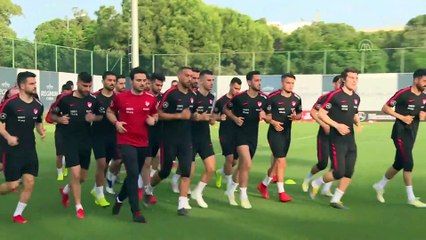 A Milliler, Yunanistan maçı hazırlıklarını tamamladı - ANTALYA