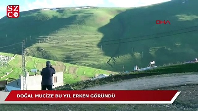 Atatürk'ün silueti bu yıl erken görülmeye başlandı